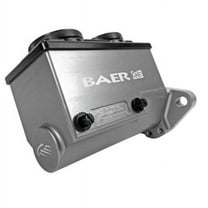Baer Brakes 6801238LP 1 in. Remaster Brake Master Cylinder, Gray Anodized