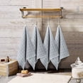 thumbnail image 2 of PiccoCasa 6PCS Cotton Kitchen Tea Clean Towel Set Classic Plaid Grey 13.4x13.4in, 2 of 7