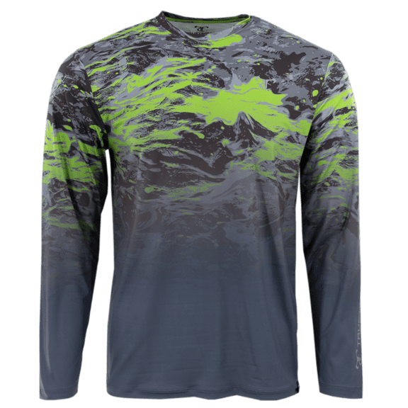 TrueTimber Men's Long Sleeve Gradient Fishing Shirt