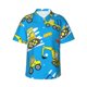 thumbnail image 1 of Balery Cute Car Cartoon Camisas hawaianas de manga corta para hombre, camisas playeras de corte holgado, camisas de vacaciones con botones,3X-Large, 1 of 7