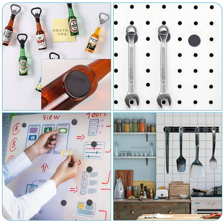  Magnetic Dots - Self Adhesive Magnet (0.8 x 0.8) Peel & Stick  Circles Flexible Sticky Magnets Sheets is Alternative to Squares, Stickers,  Strip and Tape (100 Pcs) : Office Products