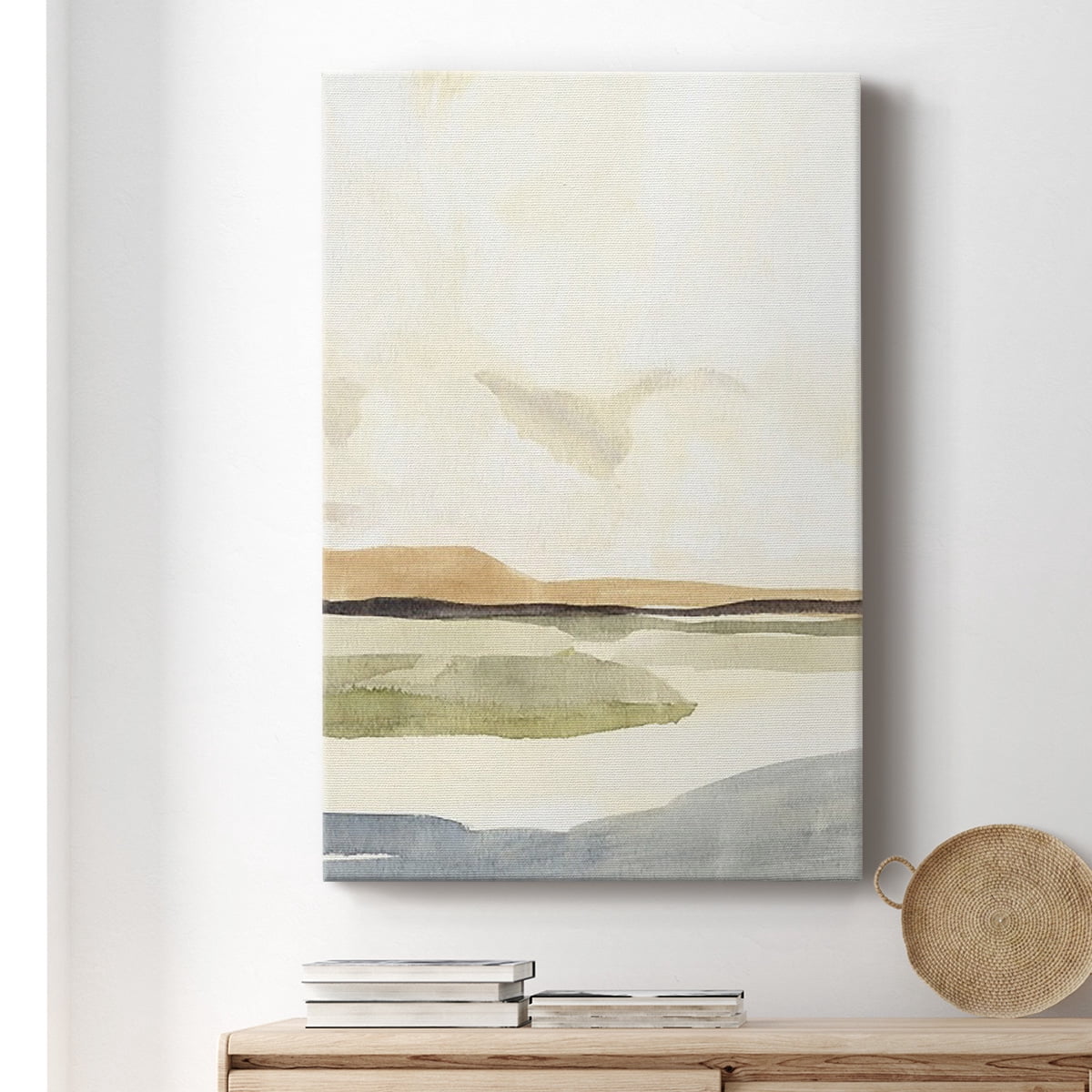 Slate Movement IV Premium Gallery Wrapped Canvas - Ready to Hang