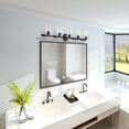 thumbnail image 6 of 17235-46 Livex Lighting Munich - 5 Light Bath Vanity In Contemporary Style-8.5 Inches Tall and 42 Inches Wide-Black Chrome Finish, 6 of 12