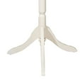 thumbnail image 3 of Benjara Prismo 19.25" Transitional Solid Wood Coat Rack in White, 3 of 4