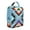 Sky-blue, variant on Bohemian Style Insulated Lunch Bag, Thermal Reusable Tote with Leakproof Liner, Lightweight Soft Cooler for Travel, Camping and Commute