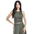 thumbnail image 1 of Top básico sin manga Roman Fashion /Juvenil, 2290 (Verde militar) verde oscuro G, 1 of 4