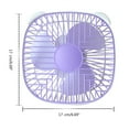 thumbnail image 5 of Drrntien Universal 7inch 5V ins USB Desk Fans Canopy Fan 1 Speed Hanging Outdoor Indoor Camp Tent Fan USB travel tent fan, 5 of 19