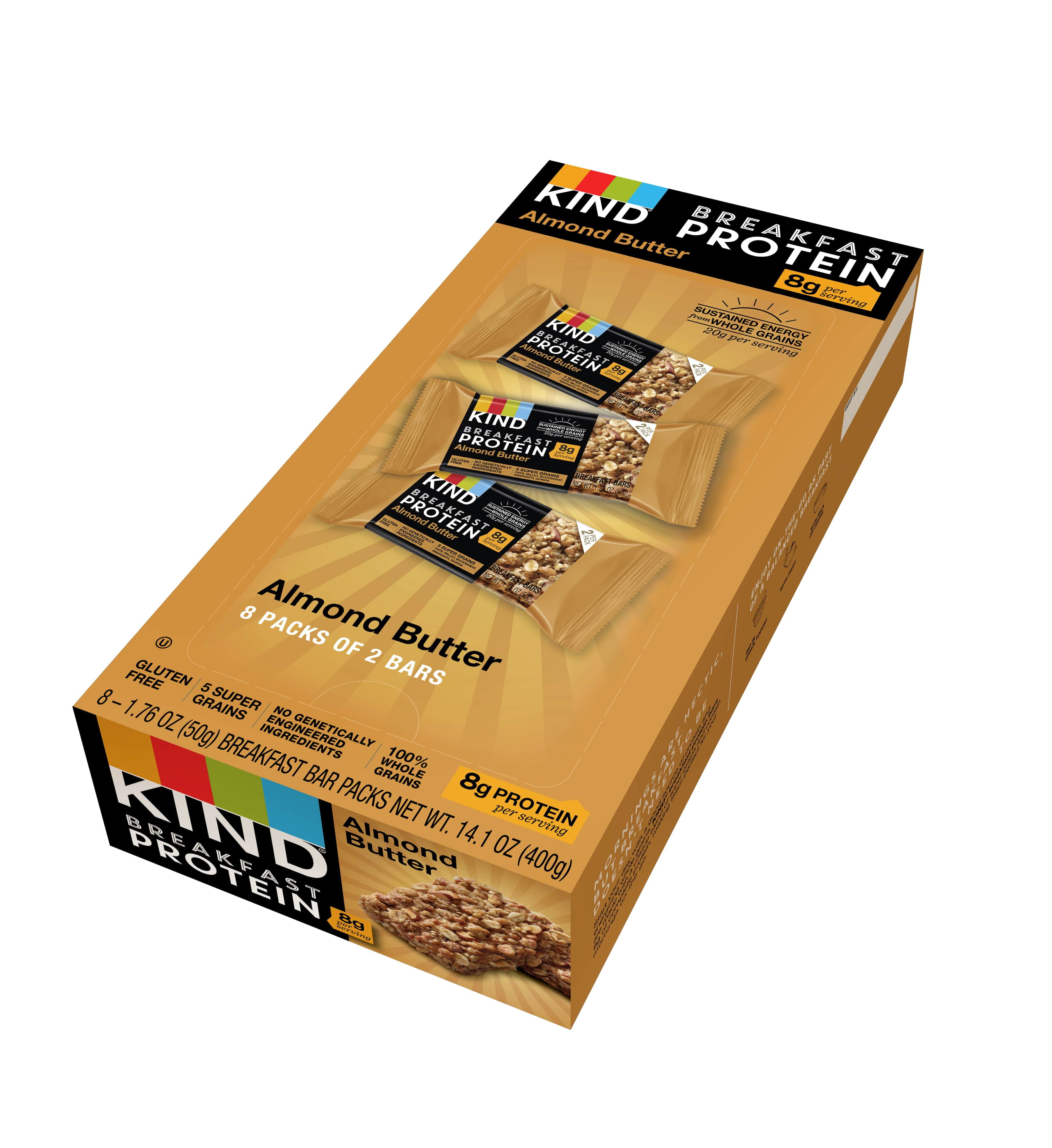 Kind Snacks, Breakfast Protein Almond Butter, 1.76oz. (48count