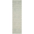 thumbnail image 3 of SAFAVIEH Marbella Alicia Geometric Diamonds Wool Area Rug, Light Blue/Ivory, 4' x 6', 3 of 7