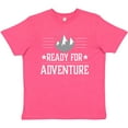 thumbnail image 3 of Inktastic Ready for Adventure Hiking Camping Youth T-Shirt, 3 of 5