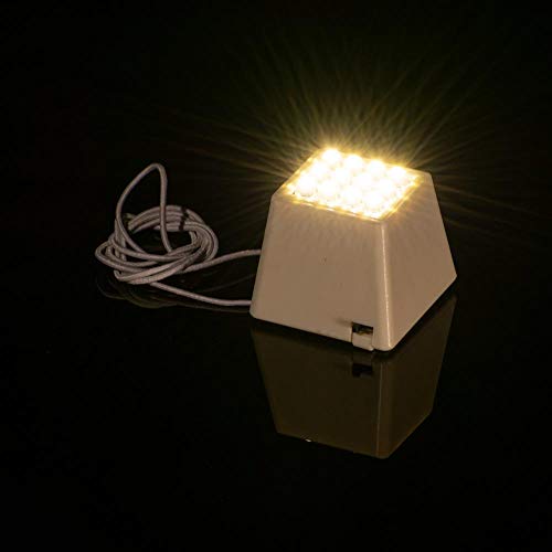 MoonBright 12LED Super Bright Cube Light For Lanterns, Warm White (Battery Powered) by
