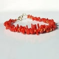 thumbnail image 3 of Genuine Coral Bracelet Red Boho Bracelet Coral Bracelet Red Coral Bracelet Gemstone Bracelet Yoga Bracelet Fertility Bracelet, 3 of 6