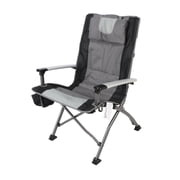 Ozark Trail High Back Camping Chair, Black, Adult
