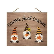 JennyGems Fall Welcome Sign, Gnome Sweet Gnome Wood Fall Decor, Autumn Thanksgiving Decorations, Fall Gnome Home Sign, Pumpkin Sunflower Decor, Tiered Tray Decor, Fall Wreath Making, Made in USA