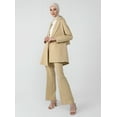 thumbnail image 3 of Green - Fully Lined - Shawl Collar - Jacket - Refka, 3 of 6