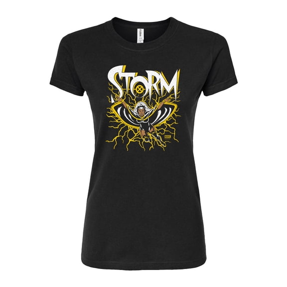 Marvel X-Men - Storm Lightning - Juniors Fitted Graphic T-Shirt