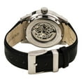 thumbnail image 3 of Kenneth Cole Men's KC8089 New York Grey Skeleton Dial Black Leather Strap Automatic Watch, 3 of 4