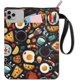 thumbnail image 1 of Funda para libro de comida, funda para libro de desayuno, funda protectora para libros de café, funda de tela lavable con cremallera y bolsillo adicional., 1 of 9