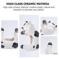 thumbnail image 2 of Inicio Maceta de dibujos animados con forma de vaca, maceta colgante de cerámica con forma de animales, 2 of 5