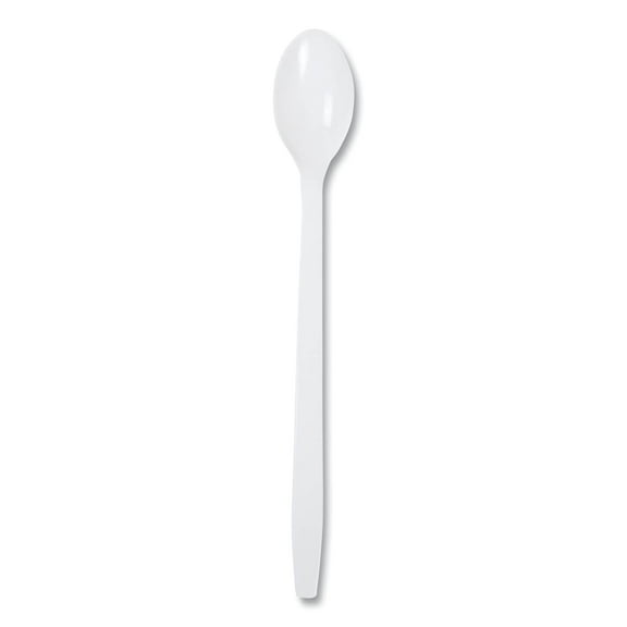 AmerCareRoyal P2303W 7.87 in. Soda Spoon Polypropylene Cutlery - White (1000/Carton)