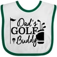 thumbnail image 3 of Inktastic Dad's Golf Buddy Boys or Girls Baby Bib, 3 of 4