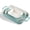 Turquoise, variant on Casserole Dishes for Oven, Ceramic 9x13 Baking Pans Set for Cooking, Cake, Banquet and Daily Use, Rectangular Bakeware Set, Porcelain Baking Dish, Lasagna Pan Deep with Handles(White)
