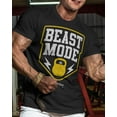 thumbnail image 4 of Gymish Beast Mode Workout Shirt for Men – Gym Lifting T-Shirt, Mens Gym Shirt, Motivational Gym Clothes, Athletic Workout Wear, 4 of 6