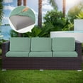 thumbnail image 4 of TOPCHANCES 6 Pack Patio Stretch Sofa Cushion Covers, Waterproof Outdoor Furniture Cushion Slipcovers Replacement Chair Seat Protector Covers, 4 of 12
