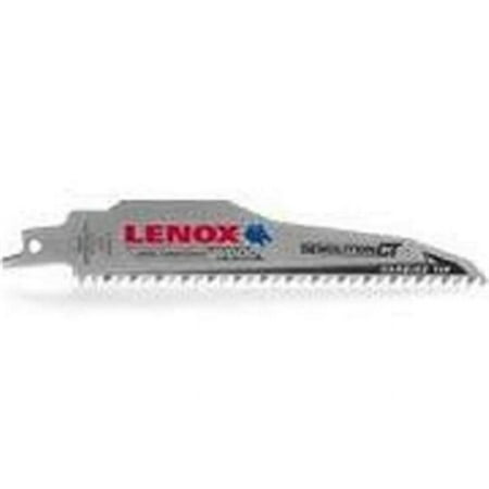 UPC: 0885363011777 | Lenox 1832146 Demolition Reciprocating Saw Blade  Carbide Tipped  6 TPI  12-In. – Quantity 1