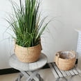thumbnail image 6 of Slopehill Woven Seagrass Storage Basket, Handmade Natural Grass Basket, Set of 3, 6 of 8