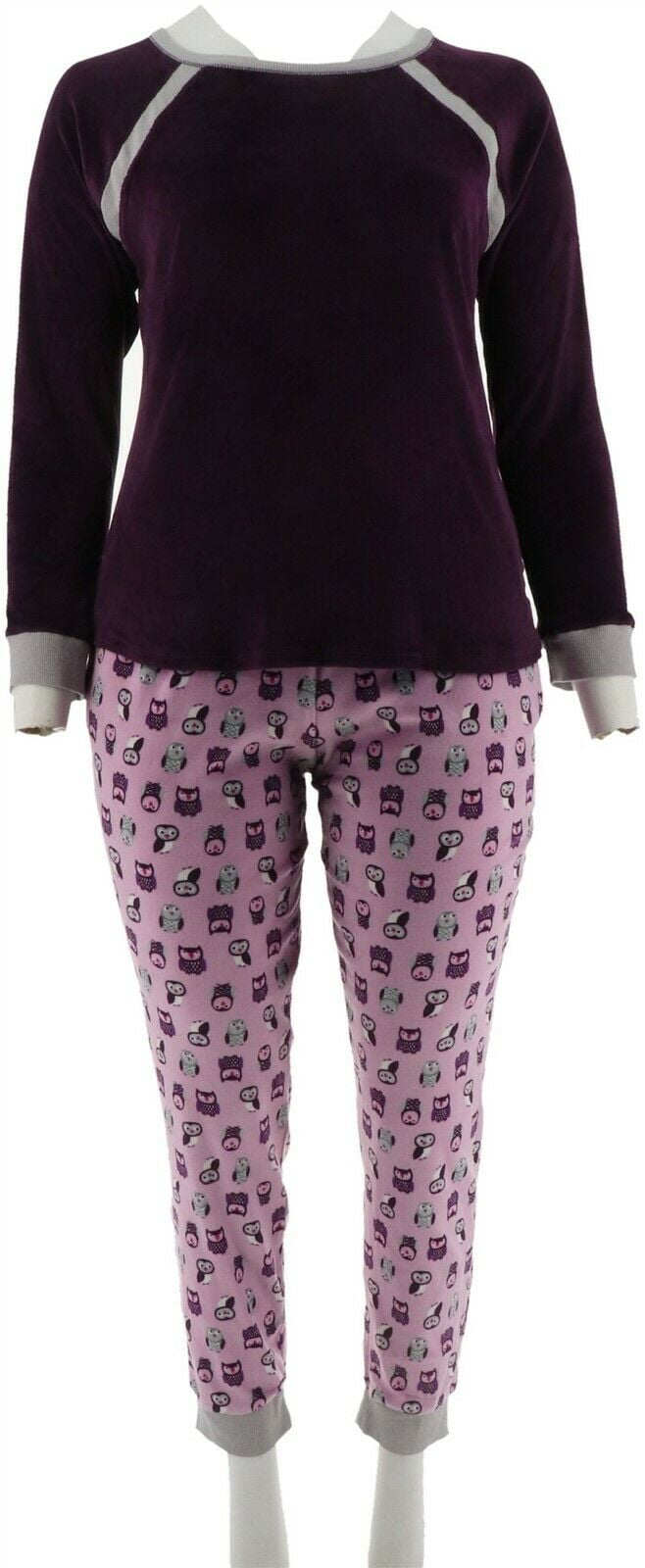 ClimateRight by Cuddl Duds - Cuddl Duds Ultra Plush Velvet Fleece Pajama Set A294776 - Walmart