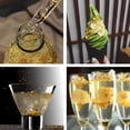 thumbnail image 3 of Yuarrent 2 botellas de hoja de papel de oro comestible para vacaciones, postres, magdalenas, copos de decoración, platos portátiles para el Herramientas y accesorios para hornear, 3 of 6
