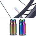 thumbnail image 4 of 2 Pcs/Lot TC4 Titanium Alloy Mountain Road Bike Valve Cap for Inner Tube Gas Nozzle (Colorful), 4 of 7