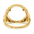 thumbnail image 5 of 14K Yellow Gold 0.01AE Diamond Cut Coin Ring Size 10, 5 of 7