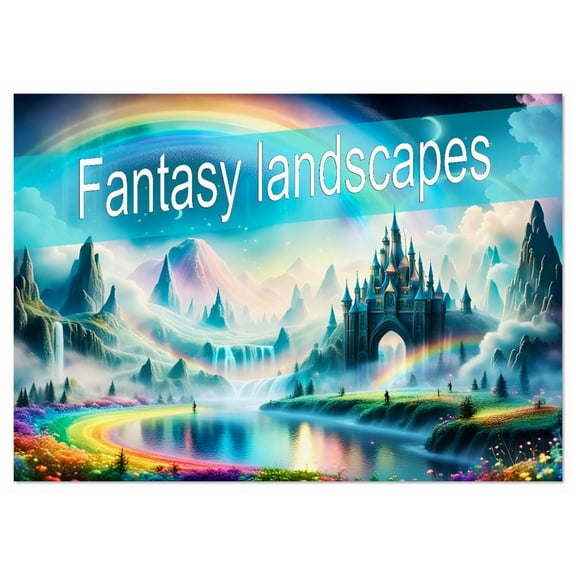 Fantasy landscapes  (Monthly Wall Calendar 2026 11.7 x 16.5 (open)), CALVENDO 14 Month Calendar