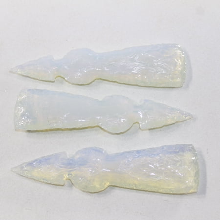 3 Opalite Ornamental Tomahawk Heads #2124 Ax Axe Hatchet