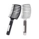 thumbnail image 1 of Paquete de 2 cepillos de pelo profesionales curvados con ventilación para cabello largo y grueso y rizado, herramientas de peinado de peluquería de secado rápido, masaje para desenredar el cabell, 1 of 5