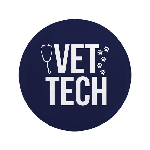 CafePress - Vet Tech Button - 3.5" Button