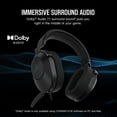 thumbnail image 3 of Auriculares para juegos Corsair HS65 SURROUND Carbon con sonido 7.1, 3 of 8