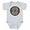 Heather Gray, variant on CafePress - St. Benedict Medal - Cute Infant Bodysuit Baby Romper - Size Newborn - 24 Months
