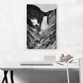 thumbnail image 2 of ARTCANVAS Yellowstone Falls - Yellowstone National Park - Wyoming Canvas Art Print by Ansel Adams - Size: 26" x 18" (0.75" Deep), 2 of 9