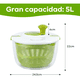 thumbnail image 3 of Centrifugador De Lechuga 5l Escurridor Verdura Y Fruta Xtellar verde, 3 of 3