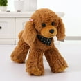 thumbnail image 1 of Gprince 30cm Verisimilitude Poodle Teddy Dog Plush Soft Stuffed Toy Birthday Present, 1 of 6