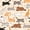 Cream, variant on Homewish Funny Pet Cat 7pcs Queen Bedding,Cartoon Animals Bedding Comforter Set Queen,Beige,Polkadot Reversible