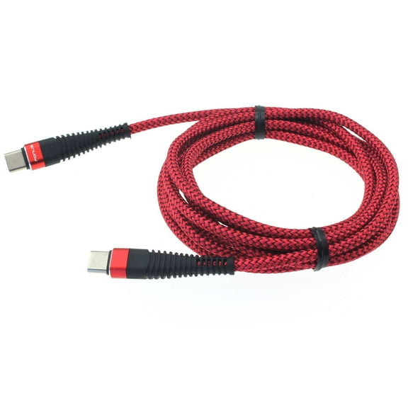 For Sonim XP3plus - Type-C to USB-C 10ft PD Cable, Charger Cord Power Wire Sync Braided Compatible With Sonim XP3 Plus Phone