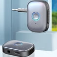 thumbnail image 1 of AUX Bluetooth Receiver, 5.3 Bluetooth Car Adapter, 3.5mm Audio Output Input, Hands-Free Calls, Lossless Audio, Navigation Broadcast, Long Battery Life, Plug and Play, Car Audio Accessory, 1 of 7