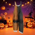 thumbnail image 2 of Evdexr Womens Halloween Jumpsuits 2026 Ghost Jack O Lantern Graphic Rompers Sleeveless Square Neck Wide Leg Overalls Casusl Wide Straps Costumes with Pockets 3XL, 2 of 7