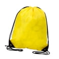 thumbnail image 2 of Mochila con Cordón, Bolsa con Cordón, Bolsa de Gimnasio, Saco con Cincha, Bolsas de PE, Soporte para Pelotas, Mochila Grande para Hombres, Niños, Comp Amarillo, 2 of 8