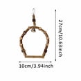thumbnail image 3 of Natural Wooden Parrot Swing For Birds Chewing Activity Play Stand With Ladder And, 3 of 4