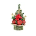thumbnail image 2 of kladzum Small Christmas Tree Desktop Decoration Plastic Material Simulation Leaf Room Christmas Decorations for Xmas Home Decor, 2 of 7